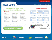 Tablet Screenshot of ecallcontrol.com